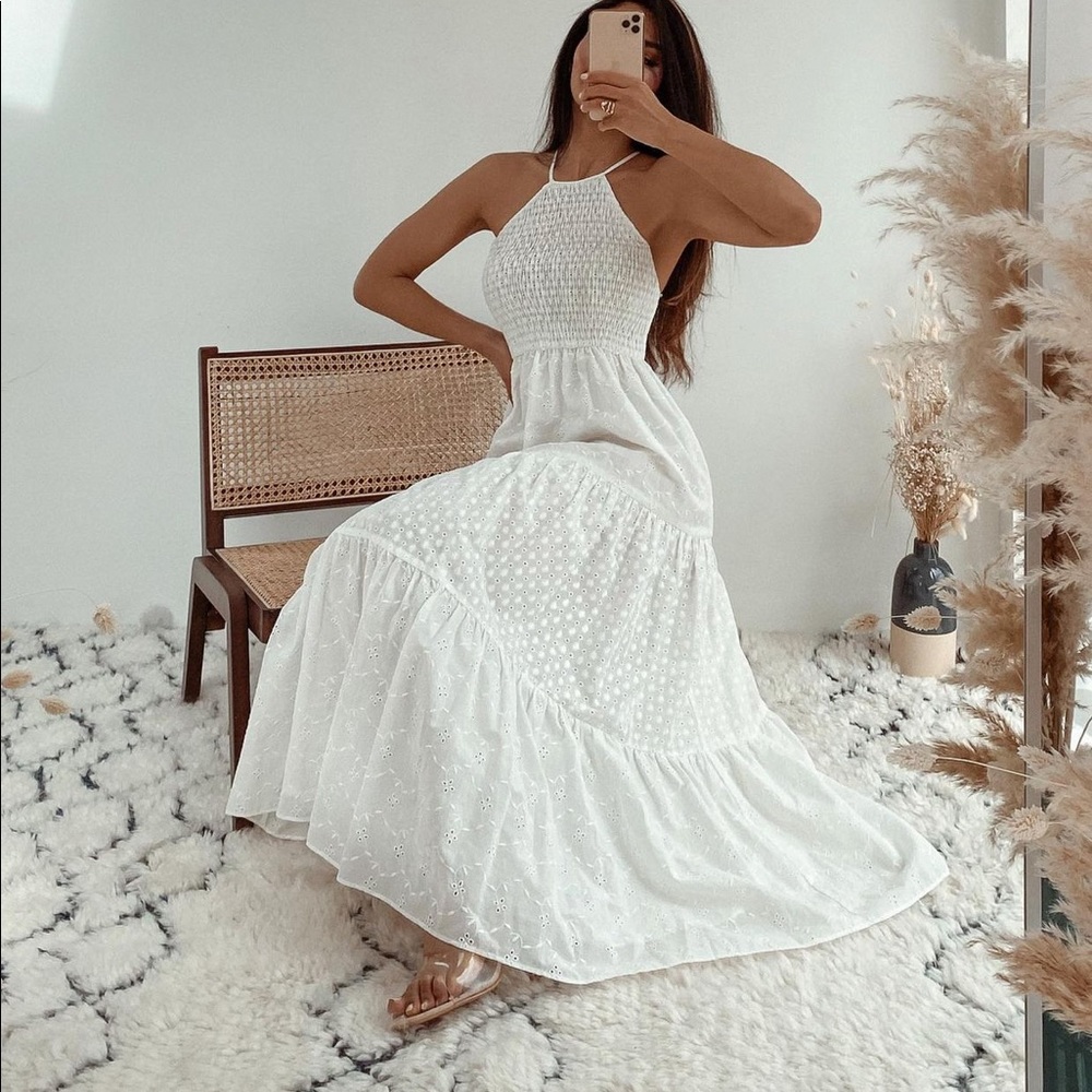 Zara embroidery openwork dress bloggers fav - Picture 12 of 16